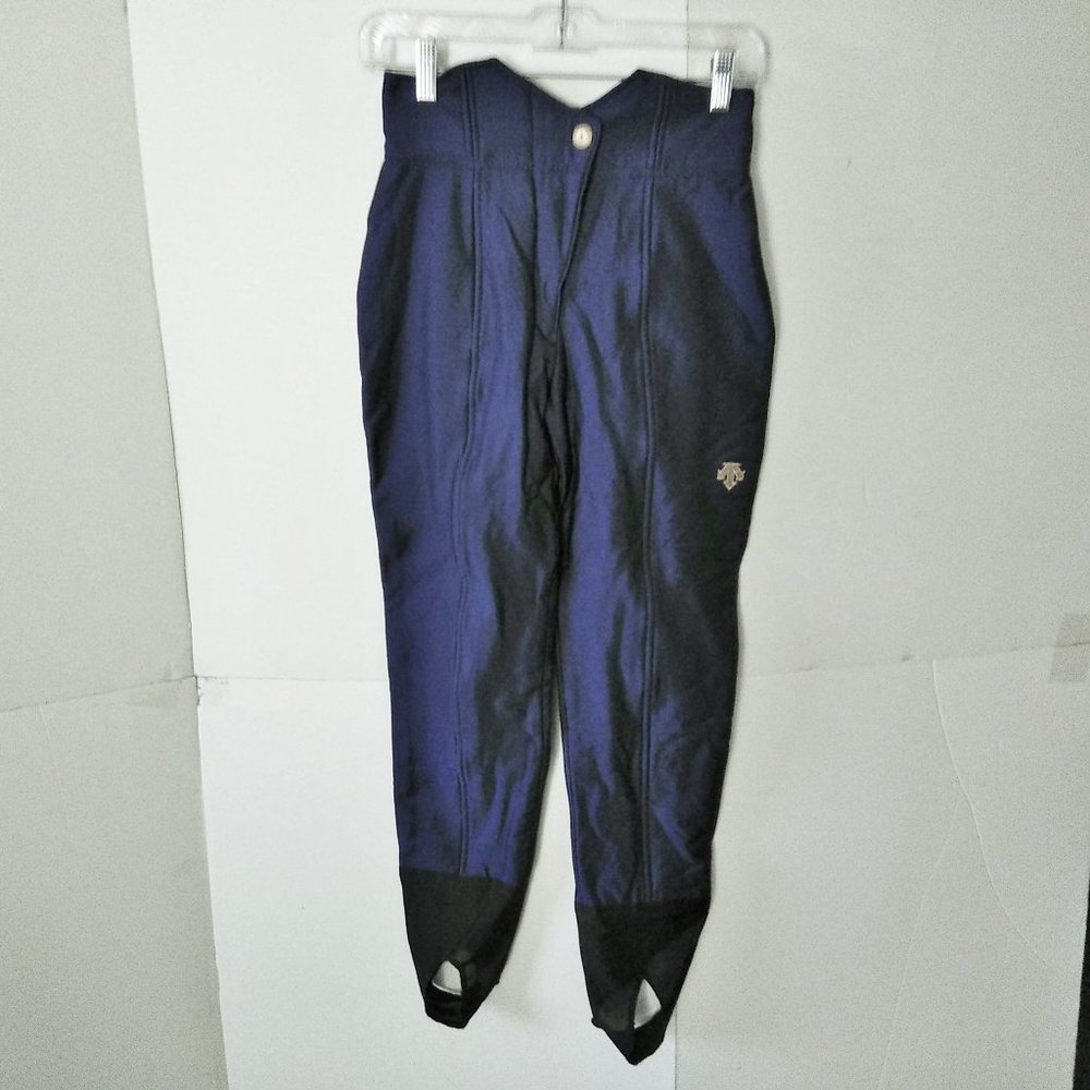 Descente Ski Snow Pants High Waist Stirrup